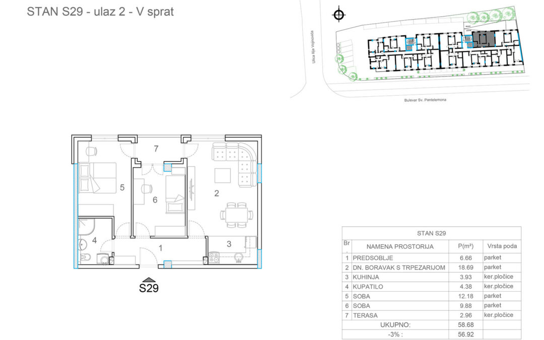 Stan S29 (Ulaz 2)