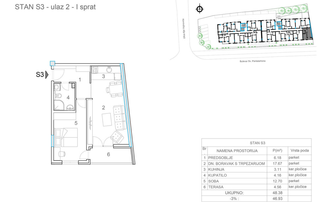 Stan S3 (Ulaz 2)