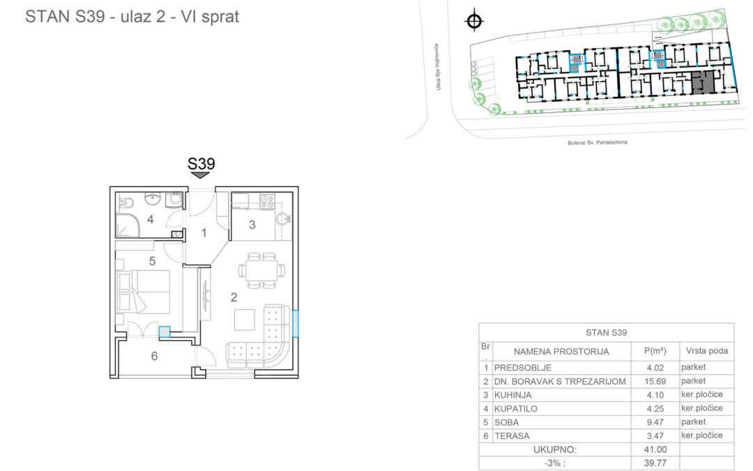 Stan S39 (Ulaz 2)